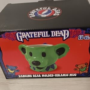 Grateful Dead Vibrant Green Bear Mug